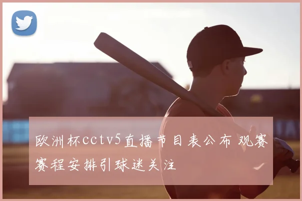 欧洲杯cctv5直播节目表公布 观赛赛程安排引球迷关注
