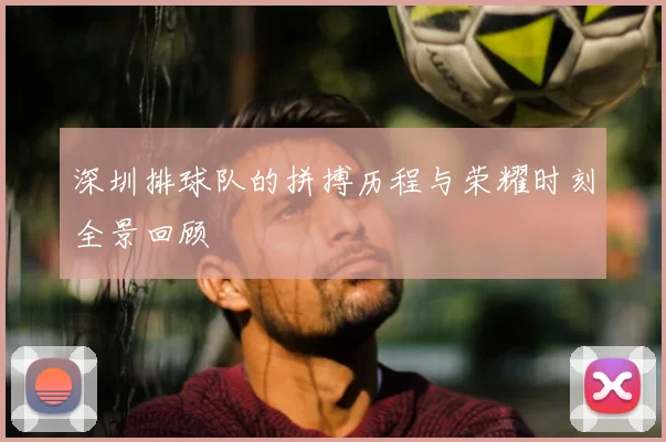 深圳排球队的拼搏历程与荣耀时刻全景回顾